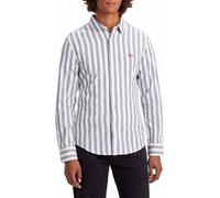 Levi's Long-Sleeve Battery Housemark Slim Chemise Homme, Teddy Blue Indigo, S