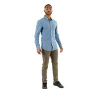 Levi's Long-Sleeve Battery Housemark Slim Shirt, Navy Peony, L Homme