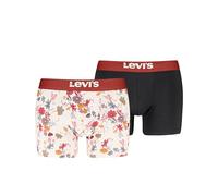 Levi's Lot de 2 Bodywear pour Homme avec imprimé Floral, Red Combo, S