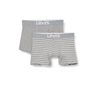 Boxer Levi's Vintage Stripes gris clair blanc (2 unités) - L