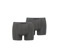 Levi's Lot de 2 Boxers pour Homme, Gris, XL