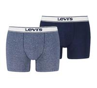 Levis Lot de 2 Boxers Vintage chiné pour Homme, Bleu Marine, L