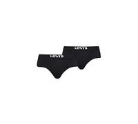 Levi's Lot de 2 Slips pour Homme, Noir Durable, M