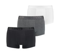 LEVIS Lot de 3 Boxers pour Homme, Black Grey Combo, S
