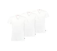 Levi's Lot de 3 t-Shirts pour Homme, Blanc., S