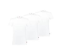 Levi's Lot de 3 t-Shirts pour Homme, Blanc., S