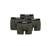 Boxer Levi's Solid Basic Organic Cotton Stripe vert kaki (2 unités) - M
