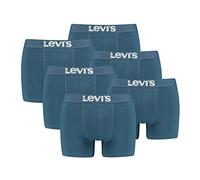 Levi's Lot de 6 boxers pour homme - 905001001 - Couleur : indigo - Quantité : lot de 6 (3 x 2) - Taille M - Article : indigo, indigo