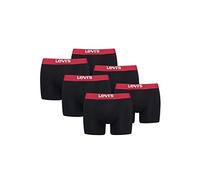 Levi's Lot de 6 boxers pour homme 905001001, noir/rouge, S