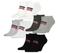 Levi's Lot De 6 Paires Chaussettes De Sport Basses Unisex Logo 35-46