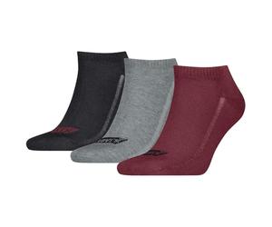 Levi's Low Cut Batwing Logo Baskets, Rouge/Gris/Noir, 39-42 (Lot de 3) Mixte