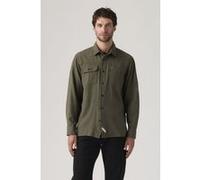 Levi's Ls Auburn Worker Danny Herringbone Taille: L | Chemises d'affaires Outlet | Homme | Marron