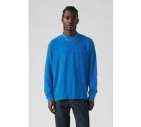 Levi's Ls Authentic Pkt Tee Garment Dye Lapis Blue Taille: L | Manches longues Outlet | Homme | Bleu