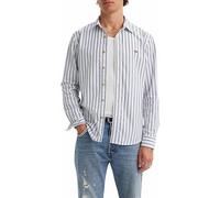 Levi's Long-Sleeve Battery Housemark Slim Shirt, Jenny Stripe Sodalite Blue, XS Homme