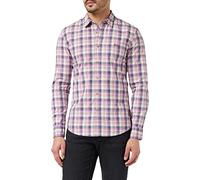 Levi's Long-Sleeve Battery Housemark Slim Shirt, George Plaid Dress Blues, XS Homme
