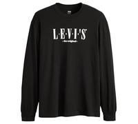 Levi's LS Graphic Authentic Tee T-Shirt, Serif Logo Mineral B, M Hommes