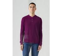 Levi's Ls Thermal 3 Bttn Henley Potent Purple Taille: L | Manches longues Outlet | Homme | Mauve