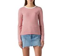 Levi's LSE Essential HM LS T-Shirt Non Graphique pour Femme, Couleur tourmeric rayé, flam, Taille XL, Turmeric Stripe Flam, XL