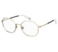 Levi'S LV 1040 Hexagonal Eyeglasses for Unisex, 54 mm Size, Gold