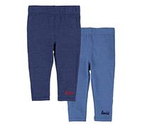 Levi's Lvg 2 Pack Classic Legging Bébé Fille, Medieval Blue, 3 Mois