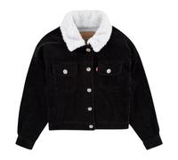 Levi's Lvg Baby Baggy Corduroy Trucker Fille, Noir, 5 Ans