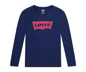 Levi's Lvg L/S Batwing Tee Fille, Bleu Médiéval, 16 Ans