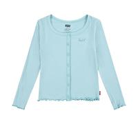Levi's Lvg Solid Ls Scoop Neck Rib Top Fille, Aqua Sea Blue, 5 Ans