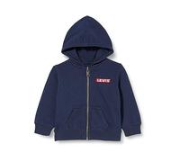 Levi's Lvn Boxtab Full Zip Sweat à Capuche Bébé Garçon, Dress Blues, 12 Mois