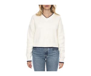 Levi's - Maille à col en V - Femme - Pulls - Beige - Taille: 42 FR