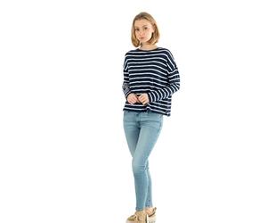 Levi's Margot Blues Manches Longues, Saint Stripe Naval A, L