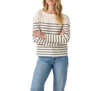 Levi's Top manches longues Marin Stripe Beige M Femme