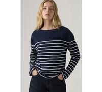 Levi's Top Marin Stripe manches longues à rayures bleu marine/magnolia M Femme