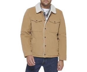 Levi's Men's Corduroy Sherpa Lined Trucker Jacket, tan, X-Large