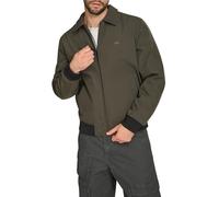 Levi's Men's Lightweight Softshell Varsity Rib Knit Bomber Jacket, Olive/Feuille pour Moi (Leaf It to Me), L Hommes