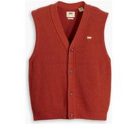 Levis Men's Rincon Button-Down Knitted Sweater Vest Thé Rooibos XS Male