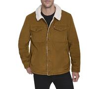 Levi's Men's Sherpa Lined Trucker Jacket (Regular Tall Sizes), Brown Corduroy, 3X Big