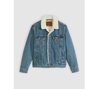 Levis Men's Type 3 Sherpa Cotton Mix Long Sleeve Denim Jacket Le matin XS Male