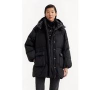 Levi's Mid Puffer Coat In Black Taille: XS | Parkas Outlet | Femme | Le Noir