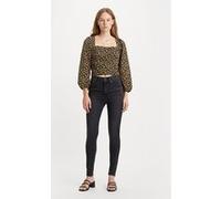 Levi's Mile High Super Skinny Jeans Femme Black Ground (Noir) 25 32