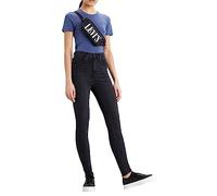 Levi's Mile High Super Skinny Jeans Femme Black Ground (Noir) 24 32