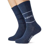 Levi's Short Chaussettes, Bleu Marine, 43/46 (Lot de 2) Unisexe