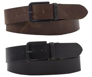Levi's Mixte Reversible Core Metal Belt, Noir, 120 EU