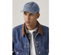 Levi's Casquette 'Monogram Cap' bleu denim / jaune foncé Taille 55-60