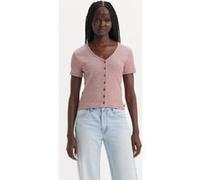 Levi's Muse Ss Tee Vanilla Stripe Sundried Tomato Taille: M | Chemisiers Outlet | Femme | Blanche