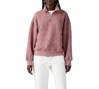 Levi's Navarro Quilted 1/4 Zip Maillot de survêtement, Rose Taupe, S Femme
