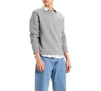 LEVI'S ® Sweat-shirt 'Original Housemark Sweatshirt' gris / rouge feu / blanc, Taille S