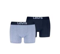 LEVIS Optical Illusion Organic Cotton Boxeur, Blue Combo, M (Lot de 2) pour des Hommes