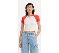 Levi's Oracle T-shirt Ecru Taille: M | T-shirts Outlet | Femme | Marron