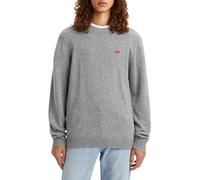 Levi's Original Housemark Sweater Shirt, Mid Tone Grey Heather, S Homme