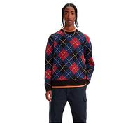 Levi's Original Housemark Sweater Sweat-Shirt Homme, Arthur Argyle Meteorite, XL